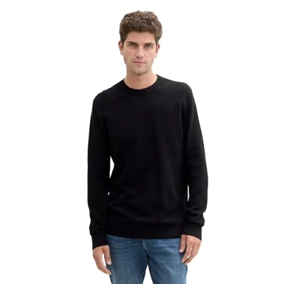 Abbildung von TOM Tailor Strickpullover, Herren, Größe: XXL, Black