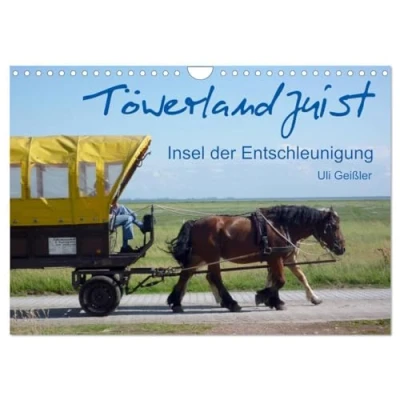 Abbildung von Töwerland Juist (Wandkalender 2025 DIN A4 quer), CALVENDO Monatskalender: Insel der Entschleunigung (CALVENDO Natur)