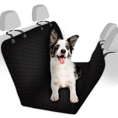 Abbildung von Wahre Tierliebe® Hundedecke Auto Rückbank waschmaschinenfest universelle Passform für Kleinwagen, Kombi, SUV Autoschondecke Hund, Rücksitzschoner, Rückbankschoner, Autodecke Hund Rücksitz