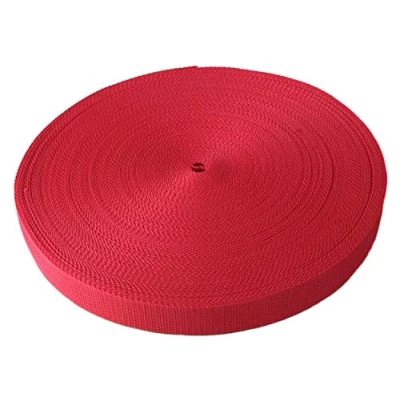 Abbildung von Schnoschi Gurtband Polypropylen 25 Meter lang viele Verschiedene Breiten und Farben 10mm 15mm 20mm 25mm 30mm 40mm 50 mm (kirschrot, mm)