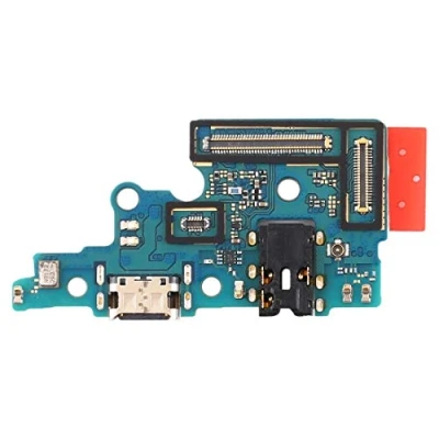 Abbildung von OnlyTech Ersatz Ladeanschluss für Samsung Galaxy A70 A705F Internes Ersatzteil mit USB Typ C Buchse, Mikrofon, Antenne und Klinkenstecker