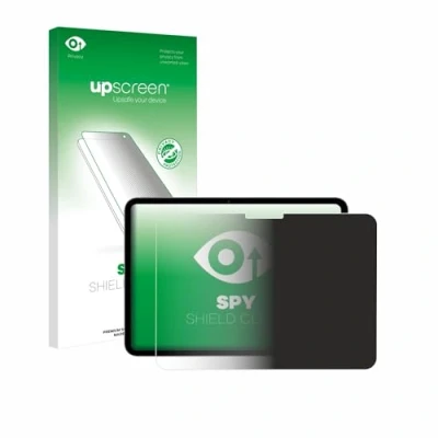 Abbildung von upscreen Anti Spy Blickschutzfolie für Apple iPad Pro 11&quot; WiFi Cellular 2024 (im Querformat) Privacy Displayschutz Folie [Blaulichtfilter]