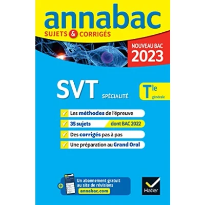 Abbildung von Annales du bac Annabac 2023 SVT Tle générale (spécialité): méthodes &amp; sujets corrigés nouveau