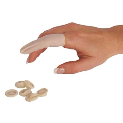 Abbildung von Latexfingerlinge Puderfrei Gr.L 100 St