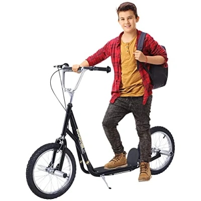 Abbildung von Kinderroller mit Luftreifen Scooter Tretroller Roller Cityroller Kinder Kickboard ab 5 Jahre