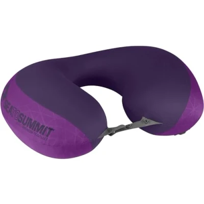 Abbildung von Sea to Summit Aeros Premium Lendenkissen Aufblasbares Stützkissen Entlastung des unteren Rückens Polyestergewebe 50D Kompakte Reisetasche Reisen &amp; Autofahrten Magenta Purple 93g