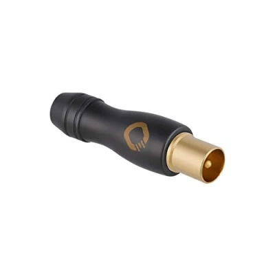 Abbildung von Oehlbach Transmission Shift M Antennenstecker IEC Koax (m) (Koaxial, Adapter, schraubbar) vergoldet für TV/Radio Anschluss 1 Stück