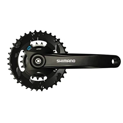 Abbildung von SHIMANO Unisex Erwachsene Altus Kettenradgarnitur, schwarz, Einheitsgröße