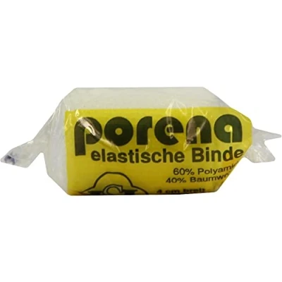 Abbildung von Porena Elast.mullbinde 4 cm weiß m.Cello 1 St