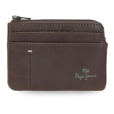 Abbildung von Pepe Jeans Staple geldbörse Braun 11x7x1,5 cm Leder, braun, Talla única,