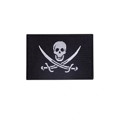 Abbildung von Velcro Patch Piratenflagge Elitex Training