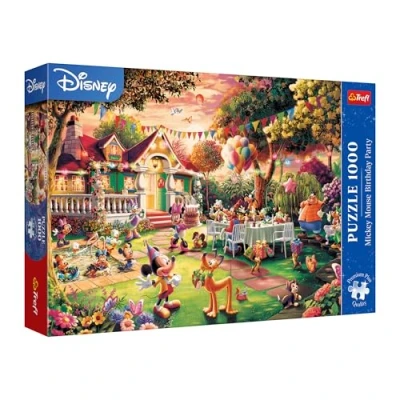 Abbildung von Trefl Premium Plus Qualität Disney Puzzle, Geburtstagsfeier Mickey Mouse 1000 Teile Charakter Puzzleserie, für Erwachsene und Kinder ab 14 Jahren