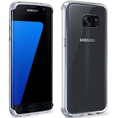 Abbildung von wortek Designer Crystal Hard Case für Samsung Galaxy S7 Edge Schutz Hülle Cover Tasche (transparent)