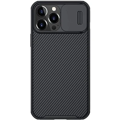 Abbildung von Apple iPhone 13 Pro Hülle Kunststoff Nillkin Hard Case/Backcover Handyhülle Schwarz