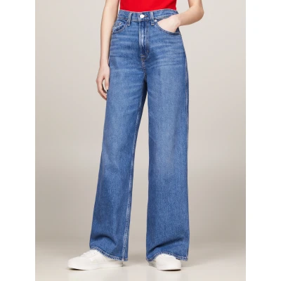 Abbildung von Tommy Jeans Weite &quot;Tommy CLAIRE High Waist Wide Leg&quot;, mit Logo Badge