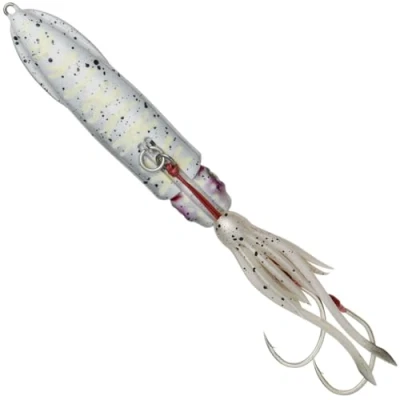 Abbildung von Savage Gear Swim Squid Inchiku Meeres Köder White Glow 10.3cm (180g) kunstkoeder