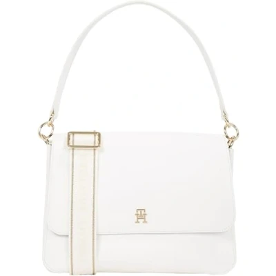 Abbildung von Tommy Hilfiger Shoulder BAG Handtasche, Damen, Größe: One Size, Ecru