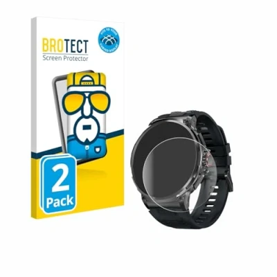 Abbildung von BROTECT 2 Stück Full Cover Schutzfolie für Stahlgear Zeus 1.85&quot; Screen Displayschutz Folie [3D Curved, Anti Fingerprint, Kristall Klar]