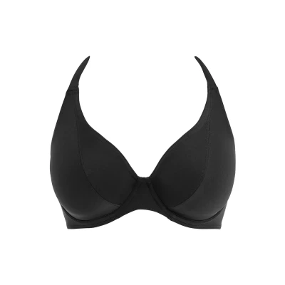 Abbildung von Freya Jewel COVE Banded Halter Bikinitop, Damen, Größe: 70F, Black