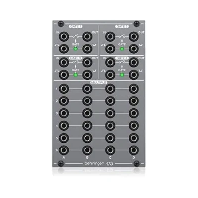 Abbildung von Behringer 173 Quad GATE/MULTIPLES Legendäres analoges Gate und Multiples Modul für Eurorack