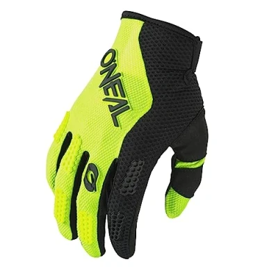 Abbildung von O&#039;NEAL Fahrrad &amp; Motocross Handschuhe MX MTB FR Downhill Passform, Luftdurchlässiges Material Element Glove RACEWEAR V.24 Erwachsene Schwarz Neon Gelb Größe XL