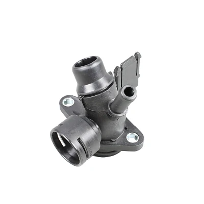 Abbildung von METZGER 4010276 Flansch Kunststoff Zylinderkopf, getriebeseitig mit Dichtung AUDI: A4 B8 Allroad, Avant, A5 Sportback
