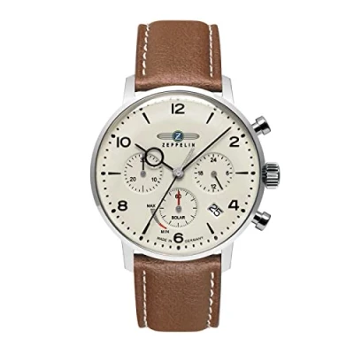 Abbildung von Zeppelin Sustainable Planet Uhr, Herren, Größe: One Size, Beige