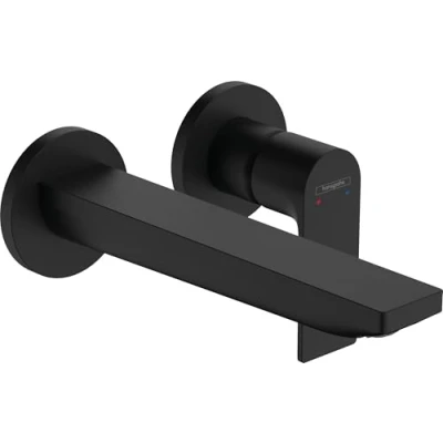 Abbildung von hansgrohe Waschtischarmatur &quot;Rebris E&quot;, Unterputz für Wandmontage mit Auslauf 20cm