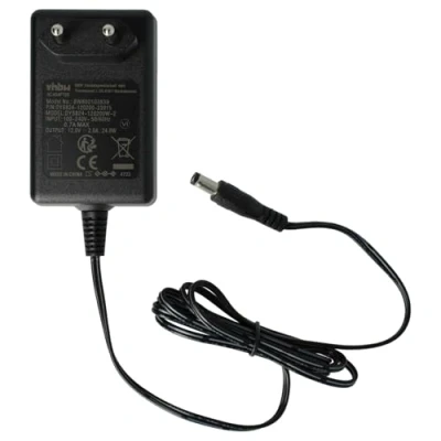 Abbildung von vhbw Netzteil Ladegerät Ladekabel kompatibel mit Yamaha Psr e313, e323, e403, e413, i245, i425 Ersatz für PA 5, 5D, u.a.