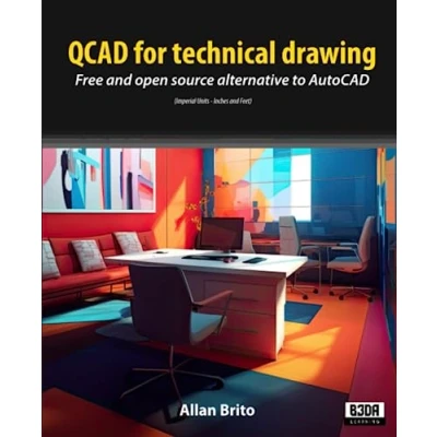 Abbildung von QCAD for technical drawing: Free and open source alternative to AutoCAD (Imperial Units Inches Feet)