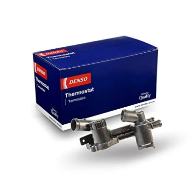 Abbildung von DENSO DTM89768 Kühlwasserthermostat 89C mit Dichtungen VOLKSWAGEN: GOLF 6, Polo V Schrägheck, Touran I, SKODA: Octavia 2 Combi, Yeti, Roomster