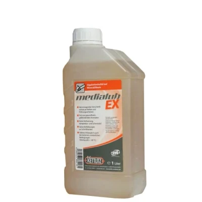 Abbildung von 1 Liter Mineralisches Hochleistungs Kettenöl KETTLITZ Medialub EX Sägekettenhaftöl auf Mineralölbasis
