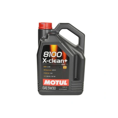 Abbildung von Motul 8100 X CLEAN+ 5W 30 5l Motoröl 109220 VOLKSWAGEN: Crafter 50 Pritsche/Fahrgestell, Golf 5 Variant, 4 Schrägheck, BMW: Touring, X3