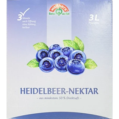 Abbildung von Walthers Heidelbeer Nektar, 1er Pack (1 x 3 l Saftbox)