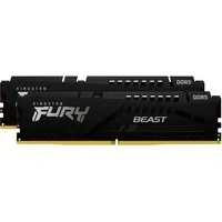 Abbildung von Kingston FURY Beast 32GB 6400MT/s DDR5 CL32 DIMM (Kit mit 2) Schwarz Desktop Gaming Speicher KF564C32BBK2 32