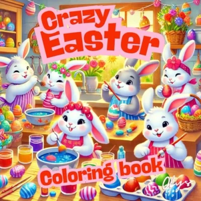 Abbildung von Crazy Easter: Coloring Book for Kids and Adults