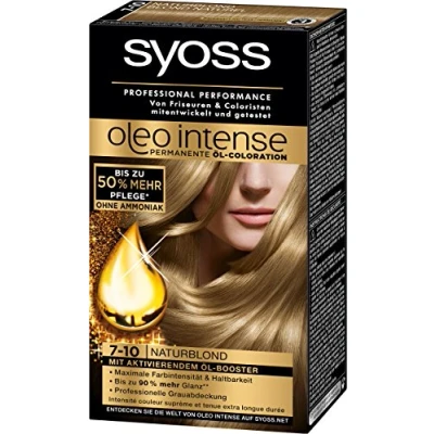 Abbildung von Syoss Oleo Intense Coloration 7 10 Naturblond, 3er Pack (3 x 115 ml)