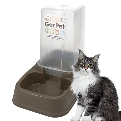 Abbildung von GarPet Hunde Futterspender Automatischer Wasserspender 2in1 für Katzen