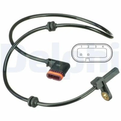 Abbildung von DELPHI SS20541 ABS Sensor aktiver 750 MERCEDES BENZ: S Klasse Limousine, Coupe