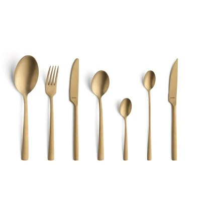Abbildung von Amefa Manille 42 teiliges Besteckset Gold
