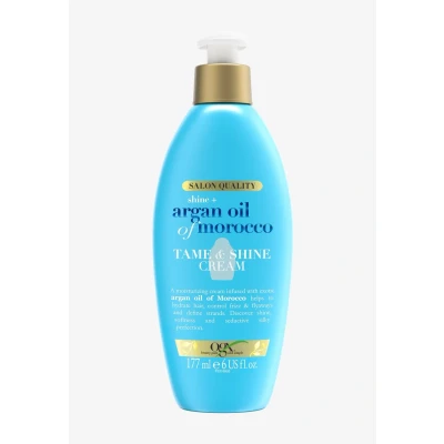 Abbildung von OGX Shine + Argan OIL OF Morocco TAME &amp; Cream Haarpflege, Größe: 177 ml,