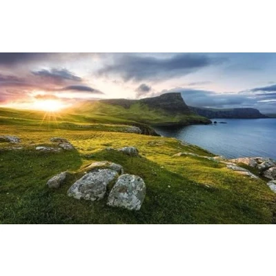 Abbildung von Komar Vliestapete &quot;Scottish Paradise&quot;, 450x280 cm (Breite x Höhe), Wohnzimmer, Schlafzimmer