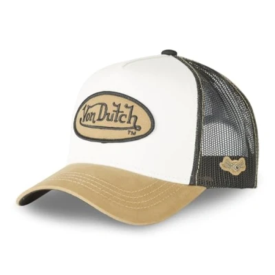 Abbildung von Von Dutch Kappe für Damen und Herren, verstellbar, originell bequem, weiß, Einheitsgröße