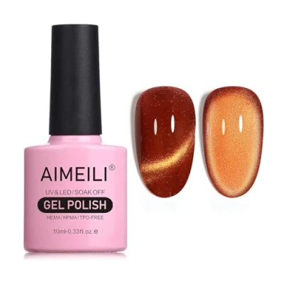 Abbildung von AIMEILI Cat Eye UV Gel, 10ml Gel Nagellack Nail Glitzer DIY Art Maniküre 729