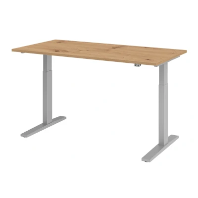 Abbildung von Hammerbacher Schreibtisch XMKA16 Asteiche/Silber