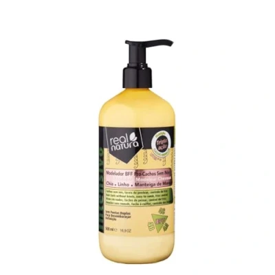 Abbildung von REAL NATURA BFF Pro Cachos Knotenfreier Lockenmodellierer 500 ml Unisex Perfekte Definition für Lockiges Haar