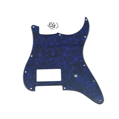 Abbildung von Kaish 11 Loch Gitarren Schlagbrett für Fender Delonge, in verschiedenen Farben Blue Pearl