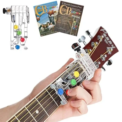 Abbildung von ChordBuddy &quot;Made in the USA&quot; Gitarrenlernen mit Songbook, Unterrichtsplan, App und Rechtshänder
