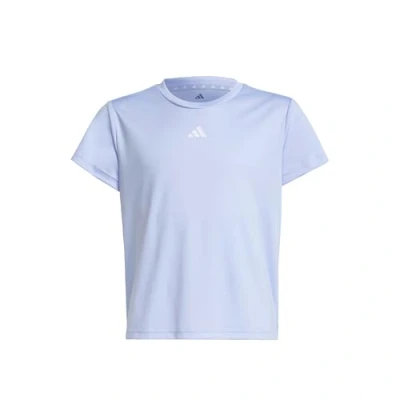 Abbildung von adidas Mädchen Train Essentials Regular Fit Logo Training T Shirt Junior Girls, Violet Tone/White, 14 15 Years