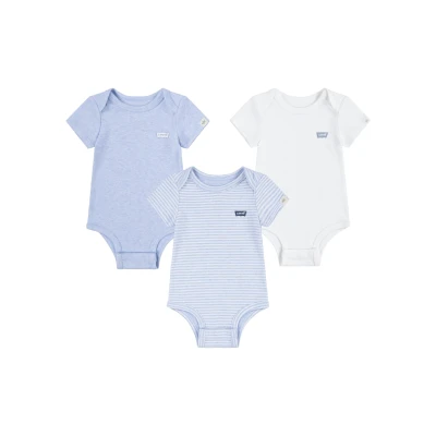 Abbildung von Levi&#039;s Bodysuit Unisex 3 PACK Body für Kinder, Größe: 46, Egret